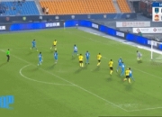 本赛季第11球！阿兰禁区内捅射破门，西海岸1-0领先南通