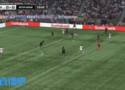 迈阿密0-1落后！白浪三传两递打穿迈阿密防线，怀特头球破门