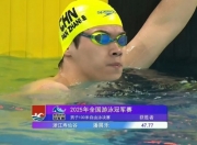 男子100米自由泳仅潘展乐一人达到世锦赛A标，王浩宇差了0.02秒